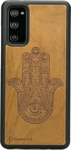 BeWood Drewniane Etui Samsung Galaxy S20 FE HAMSA IMBUIA - Etui i futerały do telefonów - miniaturka - grafika 1