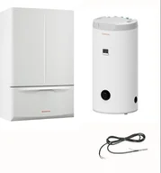 Piece i kotły grzewcze - Immergas Pakiet 1-fun.kondens. wersja standard - kocioł EXTRA 24 + zasobnik UBS160V3 + sonda kontaktowakotły wiszące - miniaturka - grafika 1