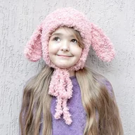 Czapki dla dzieci - Czapka handmade - Zajączek - miniaturka - grafika 1