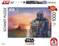 Puzzle - Puzzle 1000 PQ T. Kinkade Star Wars The Mandalorian Nowy kierunek 111745 - Schmidt Spiele Puzzle - miniaturka - grafika 1