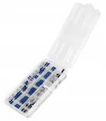 Pozostałe akcesoria sieciowe - Szybkozłączka Złączka Przelotowa Dwustronna Drut Linka Zestaw 50 sztuk - miniaturka - grafika 1