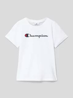Koszulki dla dziewczynek - T-shirt z nadrukiem z logo - grafika 1