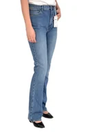 Spodnie damskie - WRANGLER BOOTCUT ALL STAR BLUE JEANSY DAMSKIE Z WYSOKIM STANEM - miniaturka - grafika 1