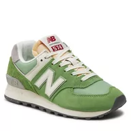 Półbuty męskie - Sneakersy New Balance U574RCC Zielony - miniaturka - grafika 1