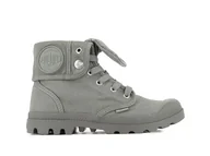 Botki damskie - Palladium Damskie Baggy Botki, Szare, 37 EU, Szary, 37 EU - miniaturka - grafika 1