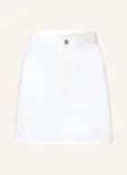 Spódnice - Calvin Klein Jeans Spódnica Jeansowa weiss - miniaturka - grafika 1