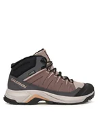 Buty trekkingowe damskie - Salomon Trekkingi X-Adventure Coldrush Waterproof L47856500 Różowy - miniaturka - grafika 1