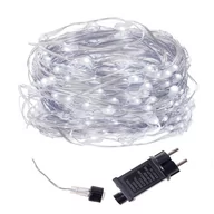 Oświetlenie świąteczne - Lampki choinkowe 200 led na prąd druciki mikro biały zimny CL0083 - miniaturka - grafika 1