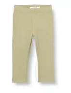 Legginsy - NKFDAVINA SOLID SWE legginsy BRU N NOOS, khaki-zielony (Oil Green), 158 cm - miniaturka - grafika 1