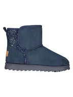 Botki damskie - Geographical Norway Botki zimowe "Olga" w kolorze granatowym - miniaturka - grafika 1