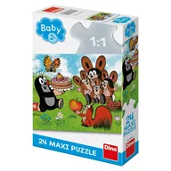 Puzzle - Dino Krecik Urodziny puzzle maxi 24 elementy - miniaturka - grafika 1