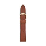Paski - Fossil Pasek do zegarka damski 18 mm LiteHide skóra brązowa, S181501, brązowy, 18 mm, Casual - miniaturka - grafika 1