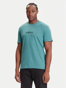 Quiksilver T-Shirt EQYZT08174 Zielony Regular Fit - Koszulki męskie - miniaturka - grafika 1