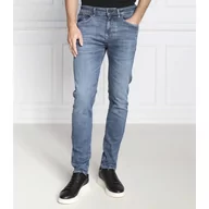 Spodnie męskie - BOSS Jeansy Delano Slim | Tapered fit - miniaturka - grafika 1