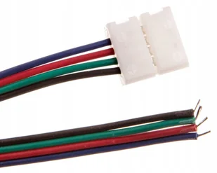 GTV Złączka z przewodem 2m 4-żyłowy do taśmy LED RGB XC11 LD-ZTLRGB2M-4N 2709 LD-ZTLRGB2M-4N - Pozostałe oświetlenie - miniaturka - grafika 1