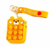 Zabawki sensoryczne - KOLOROWA PORTMONETKA POP IT SASZETKA Różne Kolory - miniaturka - grafika 1