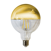Żarówki LED - Złota żarówka filamentowa LED 4W G45 E27 2700K dekoracyjna - miniaturka - grafika 1