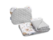 Akcesoria do wózków - KOMPLET DO WÓZKA VELVET BIAŁY LEŚNA PRZYGODA - miniaturka - grafika 1