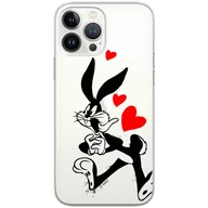 Etui i futerały do telefonów - Etui Looney Tunes dedykowane do Iphone 13, wzór: Bugs 002 Etui częściowo przeźroczyste, oryginalne i oficjalnie / Looney Tunes - miniaturka - grafika 1