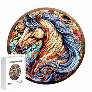 PUZZLE DREWNIANE DLA DZIECI DOROSŁYCH KOŃ 145 ELEMENTÓW PREZENT DLA DZIECI - Puzzle - miniaturka - grafika 1