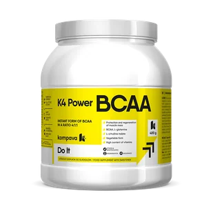 K4 Power BCAA 400 g/36 porcji, mango - Aminokwasy - miniaturka - grafika 1