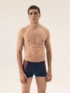 Kąpielówki męskie - Kąpielówki Radon Henderson navy, pomarańczowy M - miniaturka - grafika 1