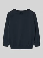 Swetry dla chłopców - Sweter z dzianiny z prążkowanymi wykończeniami - miniaturka - grafika 1