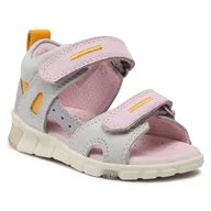 Sandały damskie - Ecco Sandały Mini Stride Sandal 76114151929 Multicolor Concrete - miniaturka - grafika 1