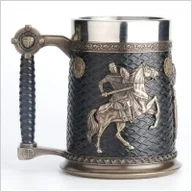 Figurki dekoracyjne - Kufel KRZYŻOWIEC I SALADIN VERONESE WU77659A4 - miniaturka - grafika 1