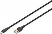 Kable USB - DIGITUS Kabel przyłączeniowy USB 2.0 typ A-Lightning silikon 0.5Ms - miniaturka - grafika 1