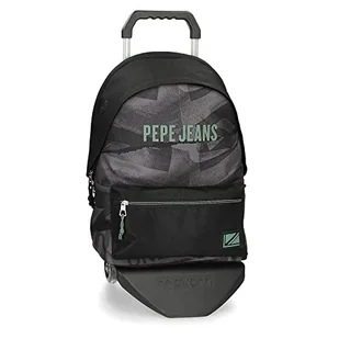 Pepe Jeans Davis plecak na laptopa z podwójną kieszenią na kółkach, 31 x 44 x 15 cm, poliester, 20,46 l - Koszulki i topy damskie - miniaturka - grafika 1