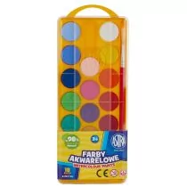 Astra Farby akwarelowe - 18 kolorów 83210900 - Przybory szkolne - miniaturka - grafika 2