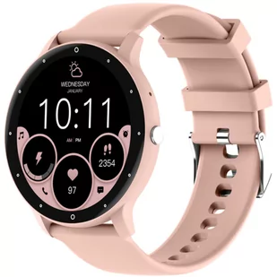 Rubicon RNCF16 Różowy - Smartwatch - miniaturka - grafika 2