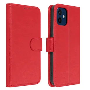 Back Cover do Apple iPhone 12/12 Pro pełne etui z funkcją podstawki - czerwone - Etui i futerały do telefonów - miniaturka - grafika 1
