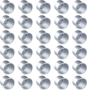 30x WKŁAD MINI DO ŚWIEC ŚWIECZNIKÓW MAŁA FORMA NA WOSK ALUMINIUM 22mm - Świeczniki - miniaturka - grafika 1
