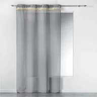 Firany - Douceur d'intérieur Firana gotowa na przelotkach FRANGY 140 x 240 cm szara 1408295 - miniaturka - grafika 1