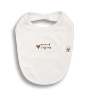 Śliniaki i fartuszki - NANAF ORGANIC Organiczny Śliniaczek Niemowlęcy Basic Naturalny - miniaturka - grafika 1