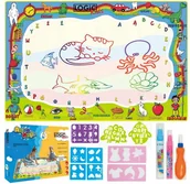 Maty edukacyjne - Mata Wodna Do Malowania Rysowania Polski Alfa Xxl Mata Wodna Do Malowania Rysowania Polski Alfa Xxl - miniaturka - grafika 1