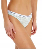 Majtki damskie - CALVIN KLEIN MAJTKI DAMSKIE KORONKOWE ZIELONE XS 2A1E1_C* XS 2_1 TIA - miniaturka - grafika 1