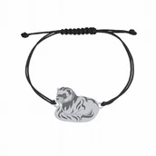 Bransoletki - Srebrna Bransoletka z FRETKĄ DEDYKACJA - miniaturka - grafika 1