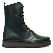 Botki damskie - Botki Fly London Ramifly P211043021 Zielony - miniaturka - grafika 1