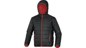 Odzież robocza - Delta Plus Kurtka puchowa pikowana z poliamidu kolor czarno-czerwony rozmiar 3XL DOONNR3X DOONNR3X - miniaturka - grafika 1