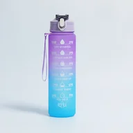 Inne - TEMU 1 szt. Kubek Sportowy z Gradientem 750ml - Nieprzeciekający, Materiał PC bez BPA, Opcje Kolorów Zielony Różowo-Fioletowe, Uchwyt Ergonomiczny, - miniaturka - grafika 1