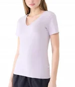 Bluzki damskie - Koszulka Damska 4F T-shirt Bluzka Bawełniana Dekolt w Serek F1990-52S-XS - miniaturka - grafika 1