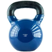 Kettlebell - HMS Kettlebell guma z chromowaną rączką 6 kg 17031 KGC-6 - miniaturka - grafika 1