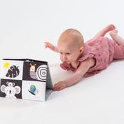 Zabawki interaktywne dla dzieci - Taf toys Książeczka dla niemowląt Tummy-Time - miniaturka - grafika 1
