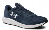 Buty sportowe męskie - Under Armour Buty Męskie Sportowe Charged Pursuit 3 Twist granatowe 42,5 Eu - miniaturka - grafika 1