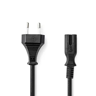 Nedis CEGL11040BK30 kabel zasilające Czarny 3 m C7 panel - Kable komputerowe i do monitorów - miniaturka - grafika 1