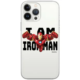 Etui Marvel dedykowane do Xiaomi REDMI NOTE 10/ 10S, wzór: Iron Man 028 Etui częściowo przeźroczyste, oryginalne i oficjalnie licencjonowane - Etui i futerały do telefonów - miniaturka - grafika 1