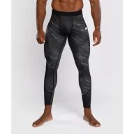Kimona, stroje i obuwie - Venum Legginsy Kompresyjne Spats Rapid Black/Storm Grey - miniaturka - grafika 1